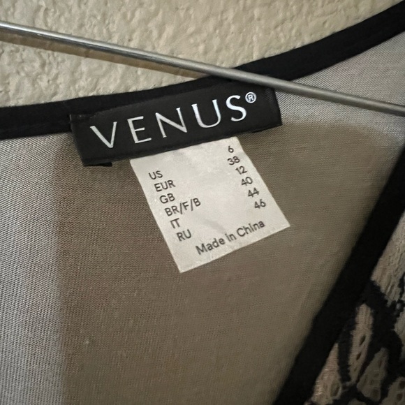 VENUS Black, Gray & Nude Lace Jumpsuit with Fitted Silhouette - Picture 11 of 11